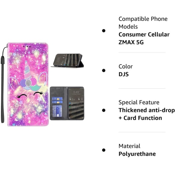 Consumer Cellular ZMAX 5G Case Compatible for ZTE ZMAX 5G Z7540 - Picture 4 of 5